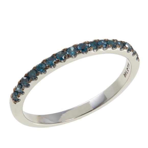 Jewelry - Blue Diamond Band Ring